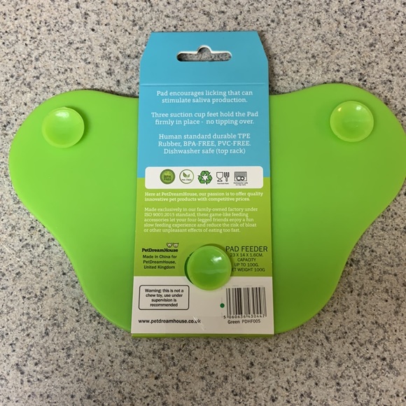 🌸LOW PRICE🌸PetDreamHouse PAW Lick Dog Pad - GREEN NWT - Picture 4 of 9